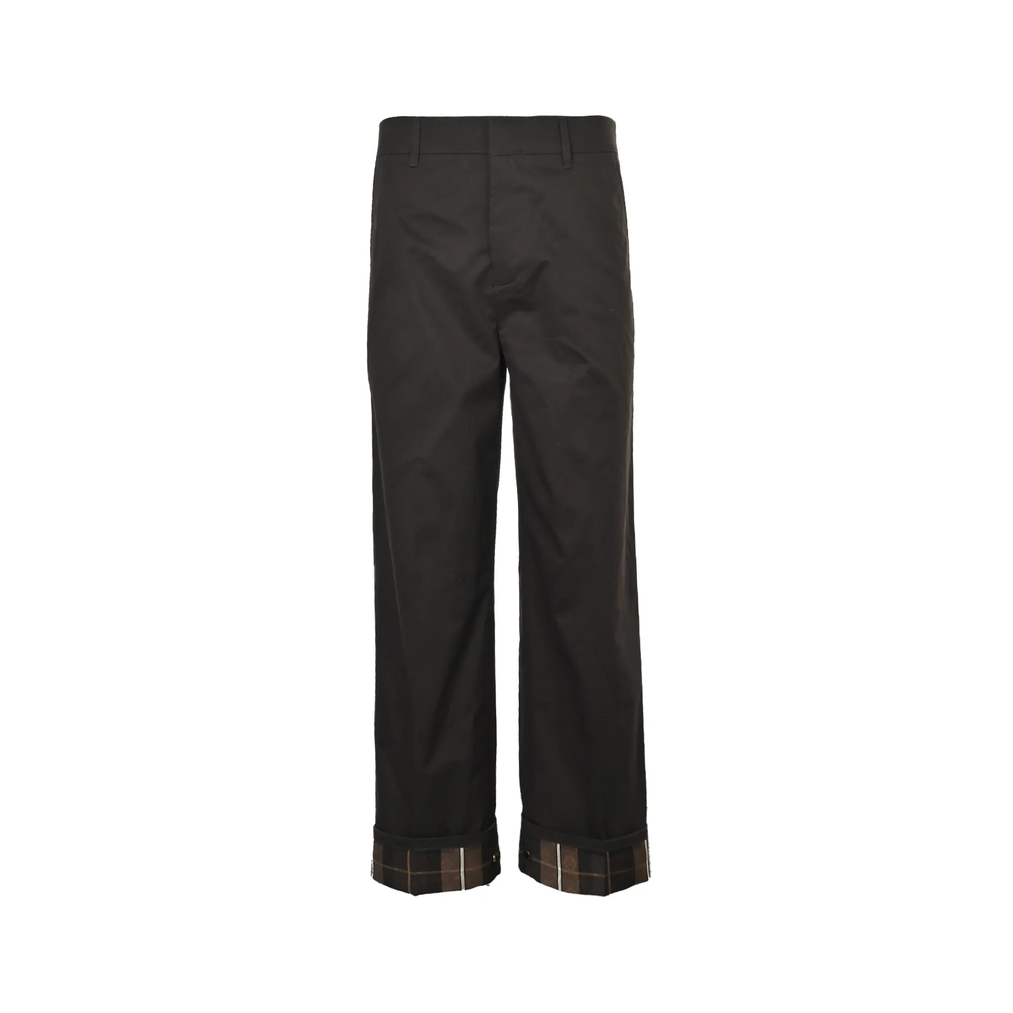 Louis Vuitton/Louis Vuitton 25Fw presbyopic logo web plaid casual trousers